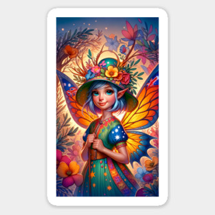 Aussie Fairy Sticker