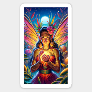 Māori Fairy Sticker