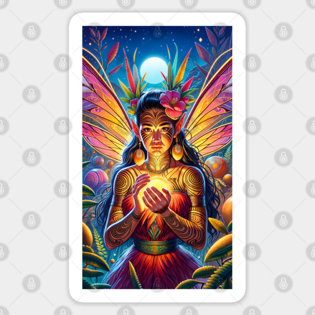 Māori Fairy Sticker by HolidayBug