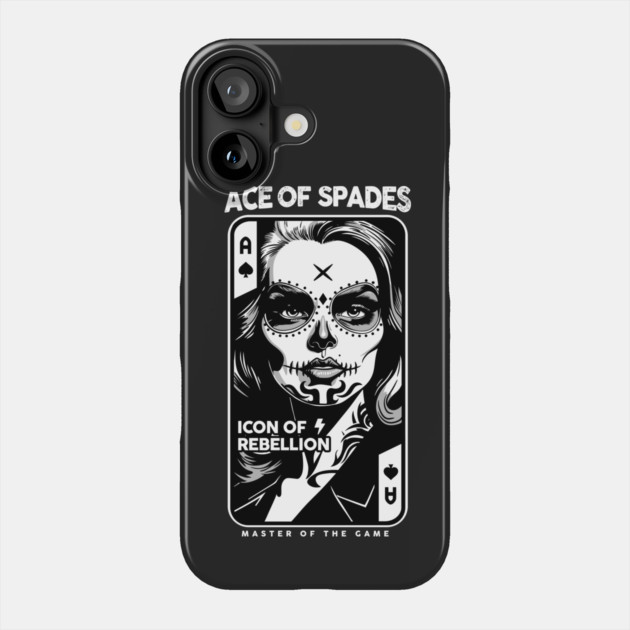Ace Of Spades Phone Case by artslaves