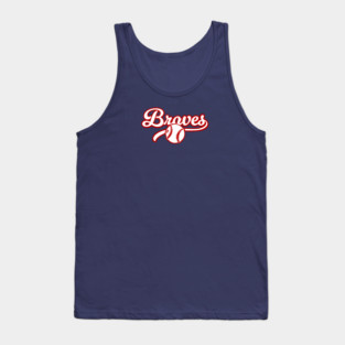 Retro Braves Baseball Tank Top