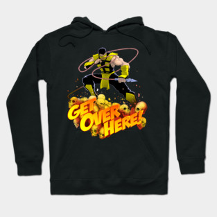 Mortal Kombat Scorpion Get Over Here Hoodie