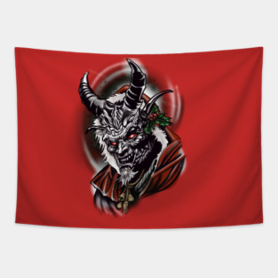 Krampus Holiday Tapestry
