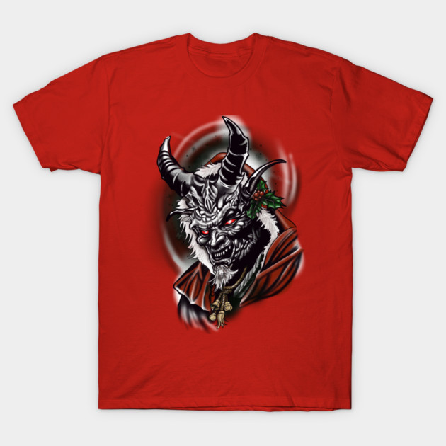 Krampus Holiday T-Shirt by Besttattoogil