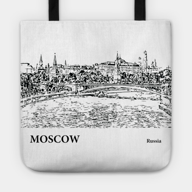 Moscow Russia Tote by Lakeric