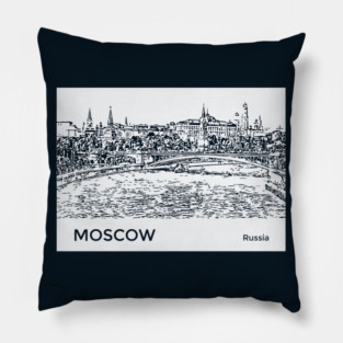 Moscow Russia Pillow