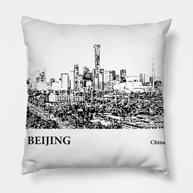 Beijing China Pillow by Lakeric