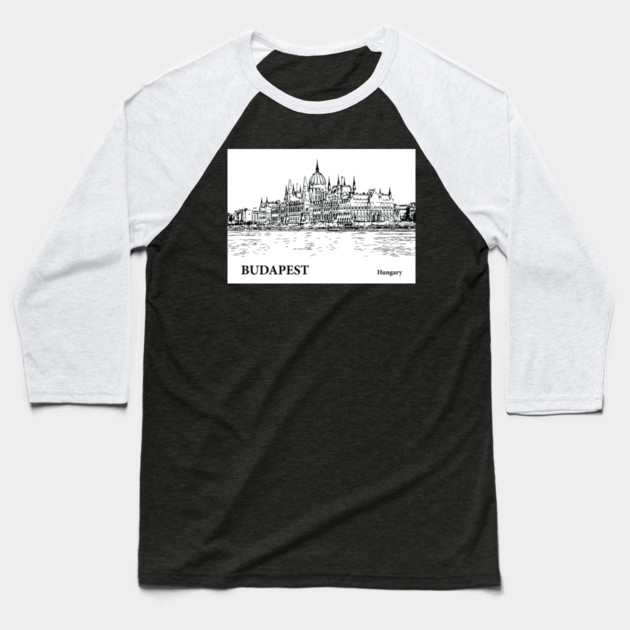 Budapest Hungary Baseball T-Shirt by Lakeric