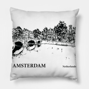 Amsterdam Netherlands Pillow