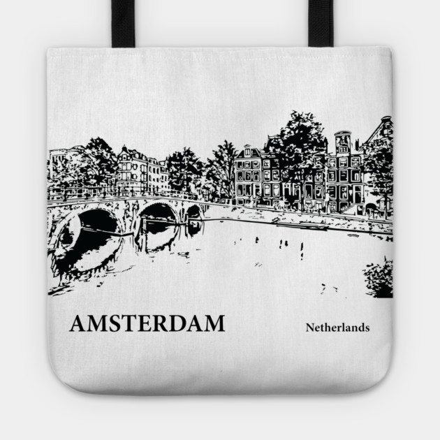 Amsterdam Netherlands Tote by Lakeric
