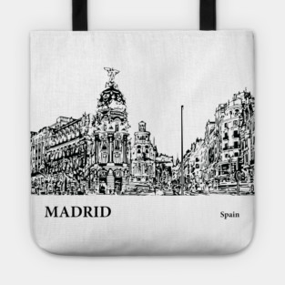 Madrid Spain Tote