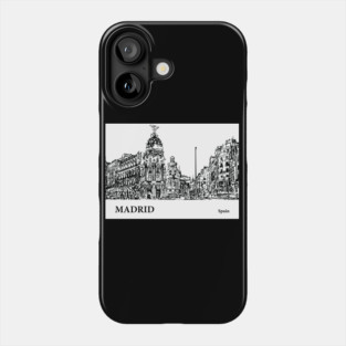 Madrid Spain Phone Case