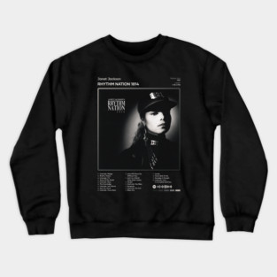 Janet Jackson - Rhythm Nation 1814 Tracklist Album Crewneck Sweatshirt