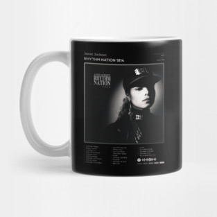 Janet Jackson - Rhythm Nation 1814 Tracklist Album Mug