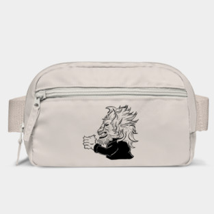 javier milei represented as a lion Bag