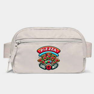 Pizza and Wifi, Funny Pizza Lover Bag