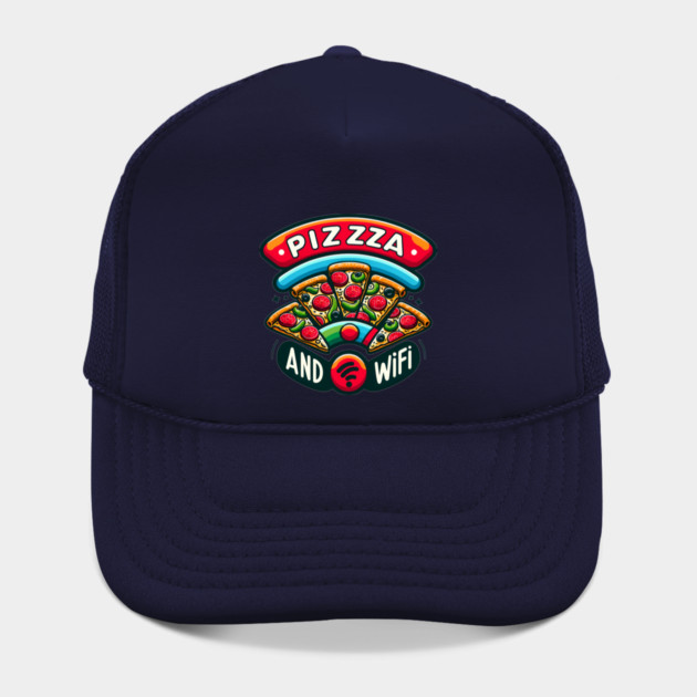 Pizza and Wifi, Funny Pizza Lover by logiamerch