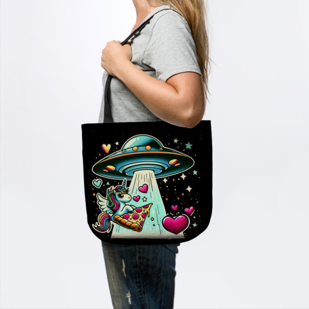 Funny Pizza Unicorn Ufo by logiamerch