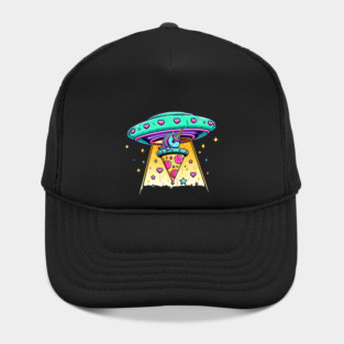 Funny Pizza Unicorn Ufo Hat
