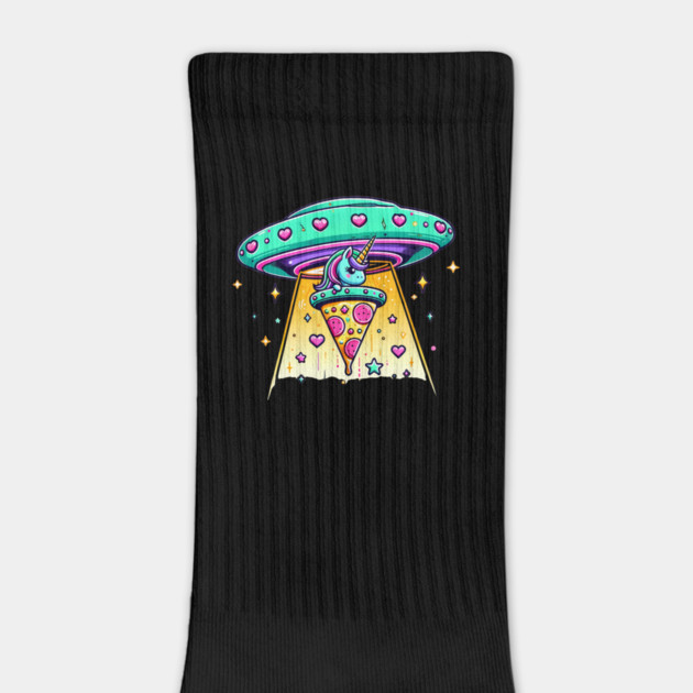 Funny Pizza Unicorn Ufo by logiamerch