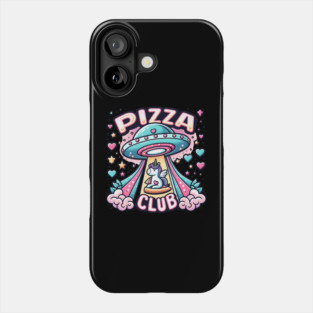Funny Pizza Unicorn Ufo Phone Case