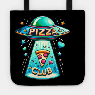 Funny Pizza Ufo, Pizza Club Tote