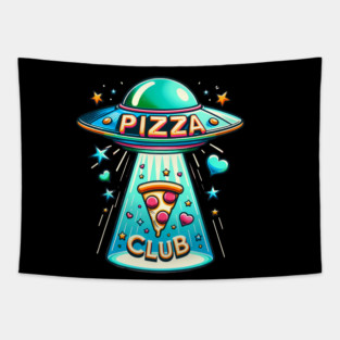 Funny Pizza Ufo, Pizza Club Tapestry