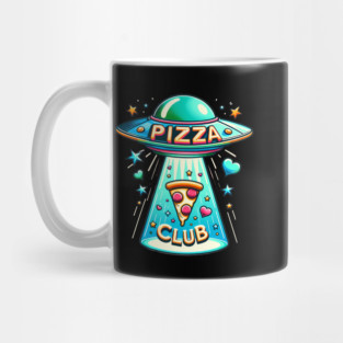 Funny Pizza Ufo, Pizza Club Mug
