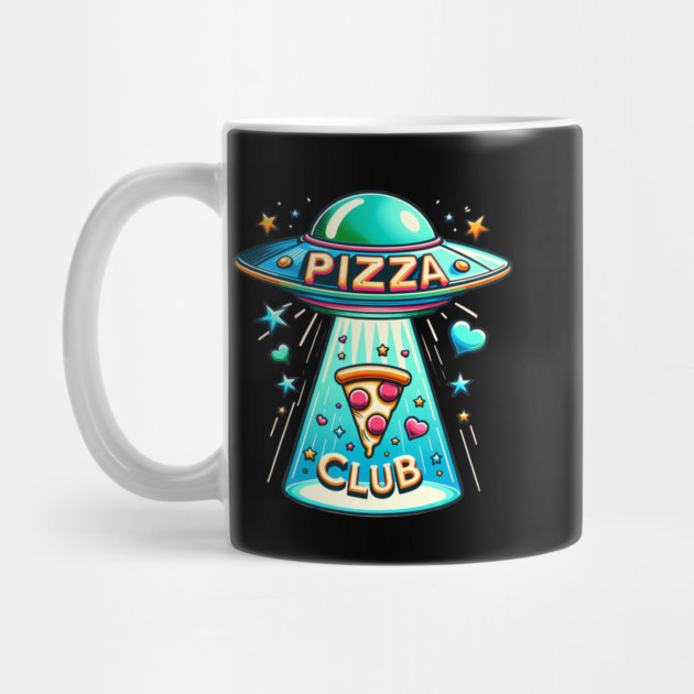Funny Pizza Ufo, Pizza Club by logiamerch