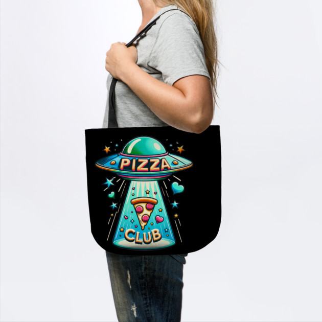 Funny Pizza Ufo, Pizza Club by logiamerch