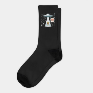Funny Pizza blieve in Alience Socks