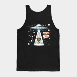 Funny Pizza blieve in Alience Tank Top