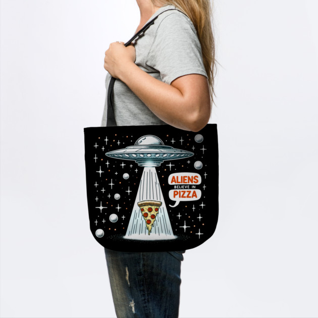 Funny Pizza blieve in Alience by logiamerch