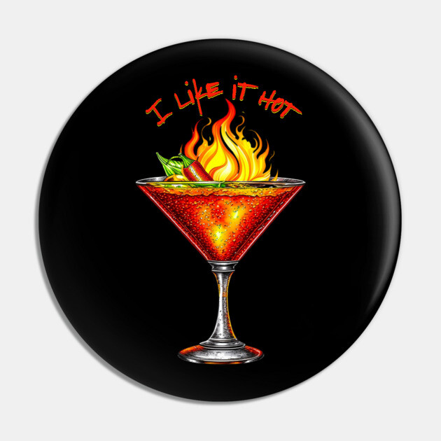 Chili Martini Pin by HolidayBug