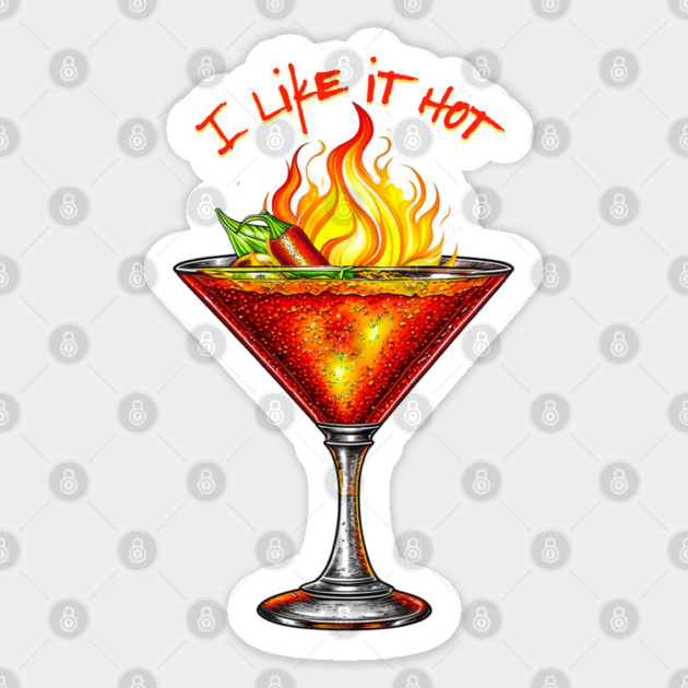 Chili Martini Sticker by HolidayBug