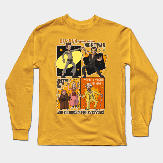 The Nightman Cometh Long Sleeve T-Shirt by atomiqueacorn