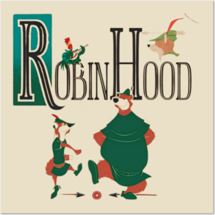 Robin Hood t-shirt Posters and Art