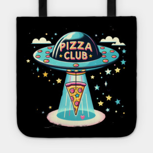 Funny Pizza Ufo, Pizza Club Tote