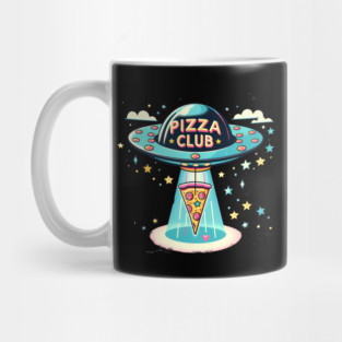 Funny Pizza Ufo, Pizza Club Mug