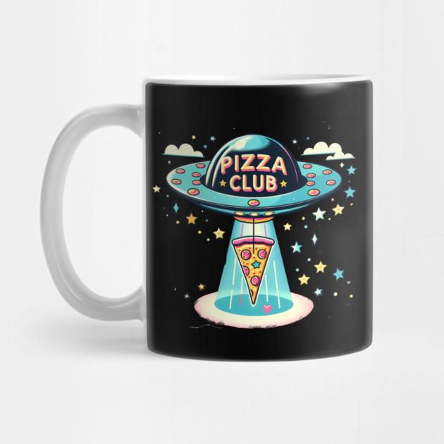 Funny Pizza Ufo, Pizza Club by logiamerch