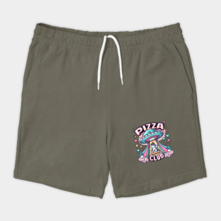 Funny Pizza , Unicorn, Ufo, Pizza Club Shorts