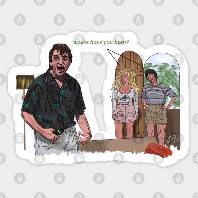 Stay Tuned: Where's Ritter Been? Sticker by 51Deesigns