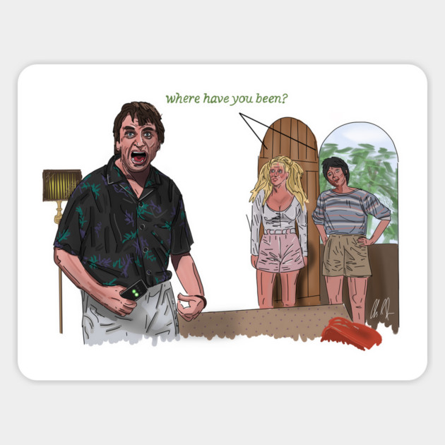 Stay Tuned: Where's Ritter Been? Magnet by 51Deesigns