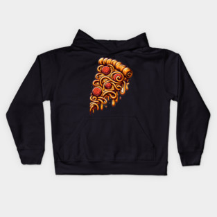 Pizza Artwork for Pizza lover Kids Hoodie