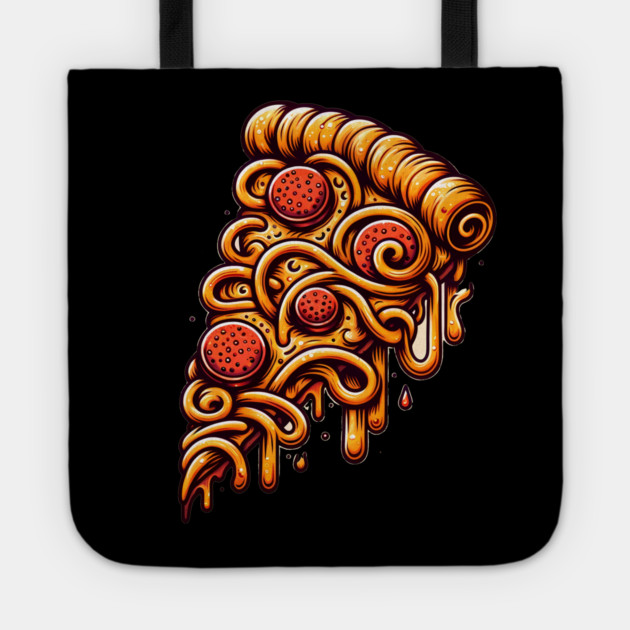 Pizza Artwork for Pizza lover Tote by logiamerch
