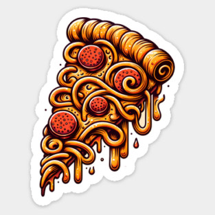 Pizza Artwork for Pizza lover Sticker