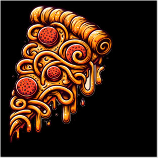 Pizza Artwork for Pizza lover Posters and Art