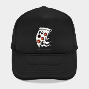 Funny Pizza Ghost Halloween Hat