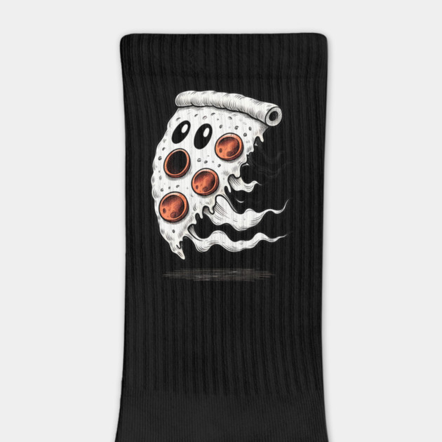 Funny Pizza Ghost Halloween by logiamerch