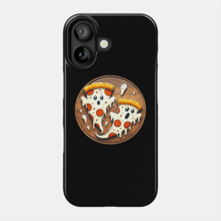 Funny Pizza Ghost Halloween Phone Case